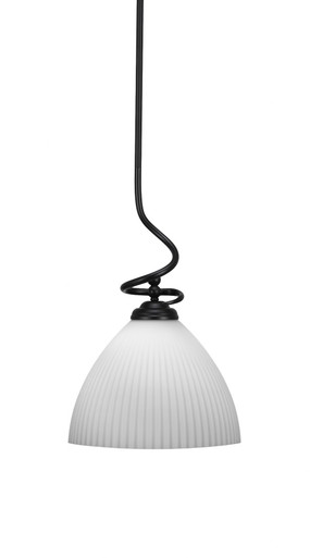 Capri 1 Light Small Stem Pendant 18.25 Inch Tall by Toltec - 900-10751825