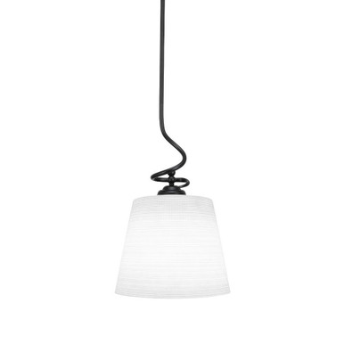 Capri 1 Light Small Stem Pendant 18.75 Inch tall by Toltec - 900-101875