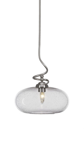 Capri 1 Light Medium Stem Pendant 17.25 Inch Tall by Toltec - 900-131725