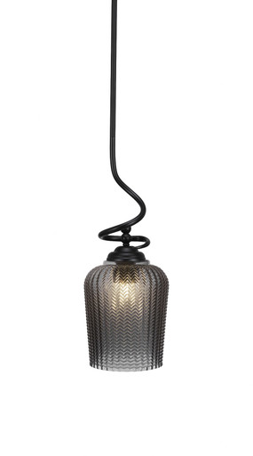Capri 1 Light Small Stem Pendant 21.5 Inch Tall by Toltec - 900-9215