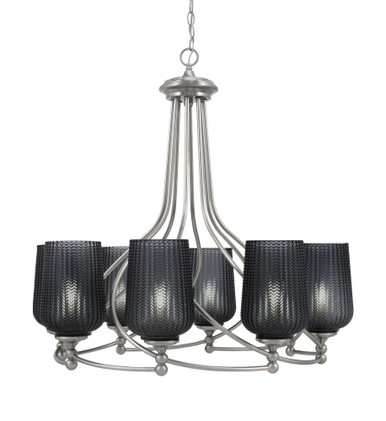 Capri 8 Light Medium Chandelier by Toltec 908-BN-4250 - 908-BN-4250