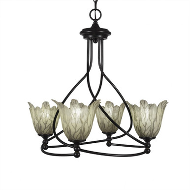 Capri 4 Light Medium Chandelier by Toltec 904-232522 - 904-232522