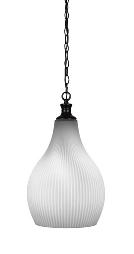 Carina 1 Light Medium Chain Hung Pendant 20.5 Inch Tall by Toltec - 93-115-205-
