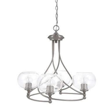 Capri 4 Light Medium Chandelier by Toltec 904-BN-202