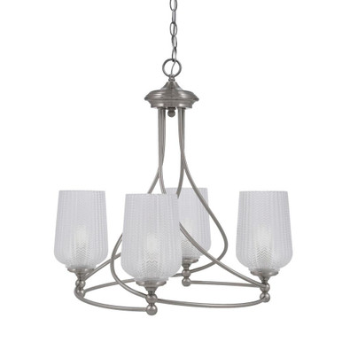 Capri 4 Light Medium Chandelier by Toltec 904-BN-4250