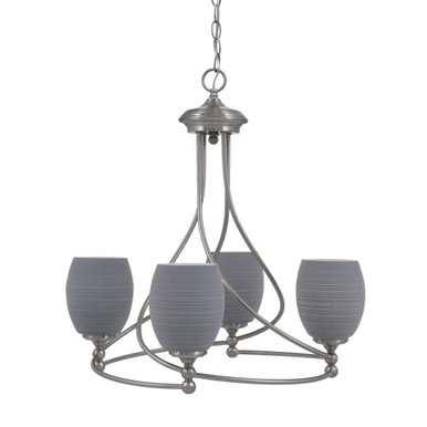 Capri 4 Light Medium Chandelier by Toltec 904-BN-4029