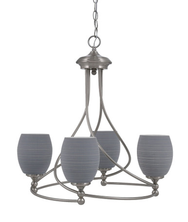 Capri 4 Light Medium Chandelier by Toltec 904-BN-4029 - 904-BN-4029