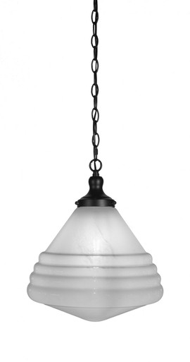 Juno 1 Light Medium Chain Hung Pendant 16 Inch Tall by Toltec - 98-13-16-