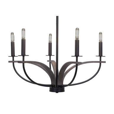 Monterey 5 Light Medium Chandelier by Toltec - M5_2905_UC