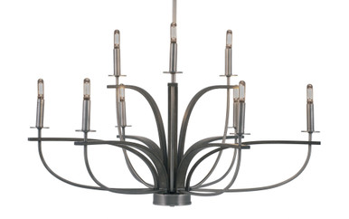 Monterey 9 Light Oversized Chandelier by Toltec - M9_2909_UC