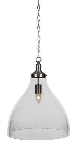 Juno 1 Light Large Chain Hung Pendant 19.5 Inch Tall by Toltec - 97-16-195-