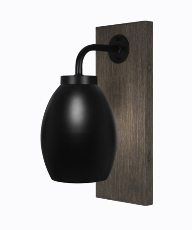 Oxbridge 1 Light Metal Shade Wall Sconce 12 Inch Tall by Toltec - OX1_1771_WS5