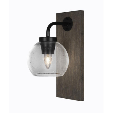 Oxbridge 1 Light Steel Wall Sconce 5.75 Inch Tall by Toltec - OX1_1771_WSMB575