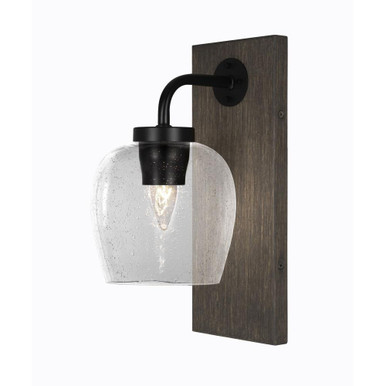 Oxbridge 1 Light Steel Wall Sconce 6 Inch Wide by Toltec - OX1_1771_WSMB6