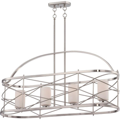 Ginger 4 Light Mini Chandelier by Nuvo - 60-4G