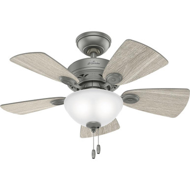 Watson 34 Inch 5 Blade Ceiling Fan with Light Kit by Hunter Fans - 51471