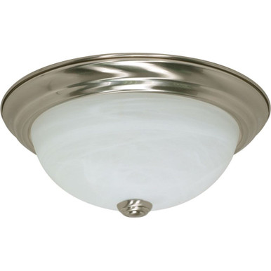 2 Light 11.38 Inch Wide Flush Mount by Nuvo - 60-60-1138