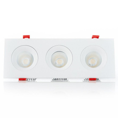 Midway 36W 1 LED 3.5 Inch Rectangular Triple Gimbal (Set of 2) by Eurofase  - 45382-2