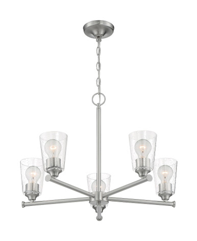 Bransel 5 Light Medium Chandelier by Nuvo - 60-7-5C