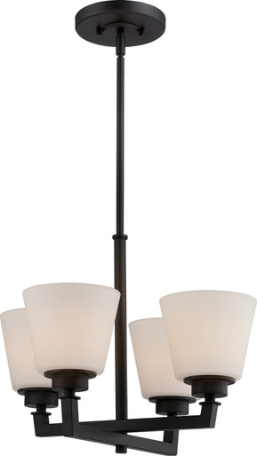 Mobili 4 Light Small Chandelier by Nuvo - 60-M4C