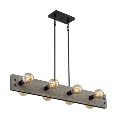 Stella 8 Light Linear Island by Nuvo - 60-72-8I