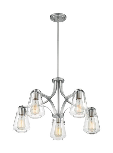 Skybridge 5 Light Large Chandelier by Nuvo - 60-71-5C