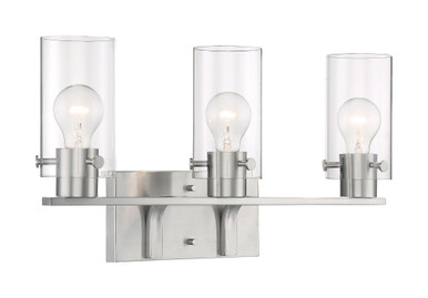 Sommerset 3 Light Vanity Light by Nuvo - 60-717-3BV