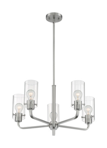 Sommerset 5 Light Medium Chandelier by Nuvo - 60-717-5C