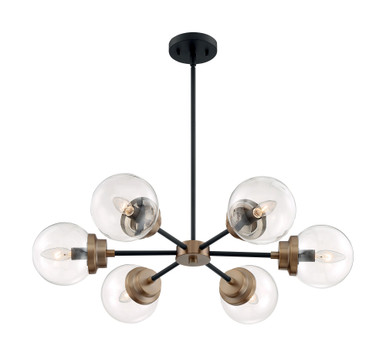 Axis 6 Light Large Chandelier by Nuvo - 60-71C