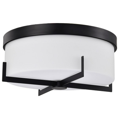 Roselle 3 Light 14.38 Inch Wide Flush Mount by Nuvo - 60/80-14