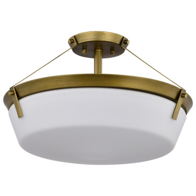 Rowen 4 Light 18.5 Inch Wide Semi Flush Mount by Nuvo - 60/7752