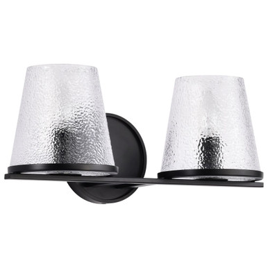 Valentine 2 Light Bath Vanity 7 Inch Tall and 16 Inch Wide by Nuvo - 60/8252