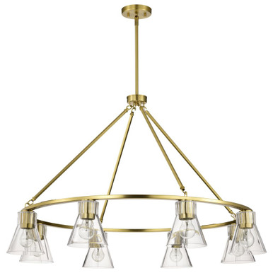 Gianna 8 Light Chandelier 25 Inch Tall and 40 Inch Wide by Nuvo - 60/8336