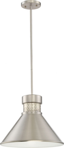 Doral 15W 1 LED Light Medium Pendant by Nuvo - 62-82