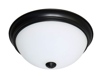 16.5W 1 LED 11 Inch Wide Dome Flush Mount by Nuvo - 62-13-DO