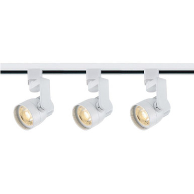 36W 3 LED Round Track Light with Angle Arm 2.5 Inches by 3 In High by Nuvo - TK43
