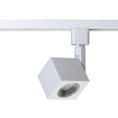 12W 1 LED 36 Deg Square Track Head in 2.38 In by 2.75 In High by Nuvo - TH46-S36