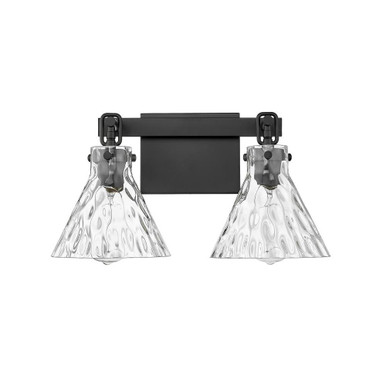 Barlon 2 Light Bath Vanity 9 Inch Tall and 16.25 Inch Wide by Millennium - 20002