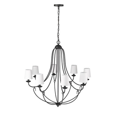 Eisley 8 Light Chandelier 38.25 Inch Tall and 36 Inch Wide by Millennium - 12108