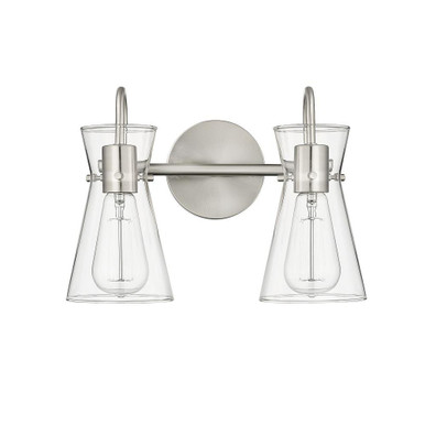 Camellia 2 Light Bath Vanity 9.5 Inch Tall and 13.4 Inch Wide by Millennium - 21002