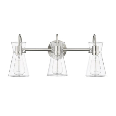 Camellia 3 Light Bath Vanity 9.5 Inch Tall and 22 Inch Wide by Millennium - 21003