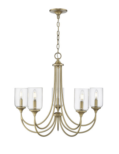 Waddingham 5 Light Chandelier 23 Inch Tall and 27 Inch Wide by Millennium - 22405