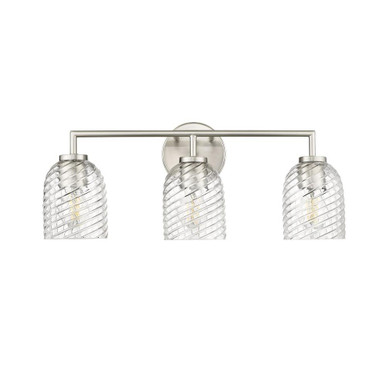 Catania 3 Light Bath Vanity 9.3 Inch Tall and 22.8 Inch Wide by Millennium - 22203