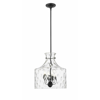 Santorini 4 Light Pendant 16.5 Inch Tall and 15 Inch Wide by Millennium - 22604