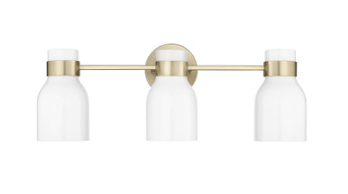 Corella 3 Light Bath Vanity 8.5 Inch Tall and 22.4 Inch Wide by Millennium - 23003