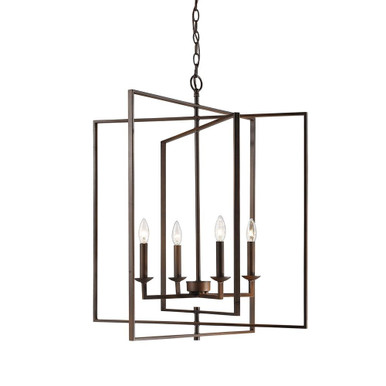 Nellis 4 Light Pendant 30.75 Inch Tall and 26 Inch Wide by Millennium - 3232