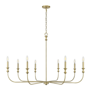 Savanne 8 Light Chandelier 31.75 Inch Tall and 47.5 Inch Wide by Millennium - 29608