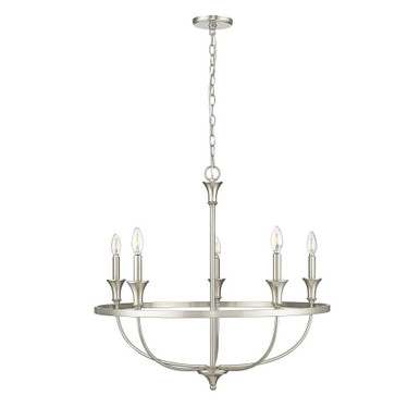Emery 5 Light Chandelier 28 Inch Tall and 29.1 Inch Wide by Millennium - 28005