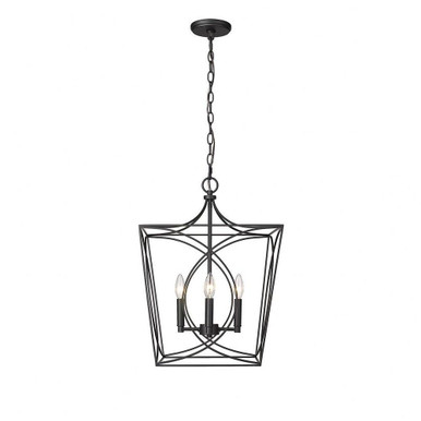 Tracy 4 Light Pendant 21.9 Inch Tall and 15.87 Inch Wide by Millennium - 4002