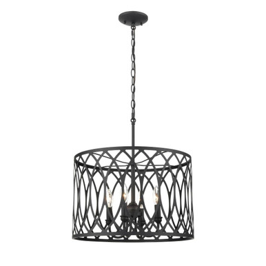 Arelyn 4 Light Pendant 12.13 Inch Tall and 18 Inch Wide by Millennium - 4214